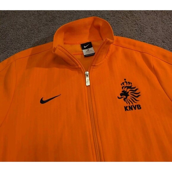 Nike Authentic Netherlands National Soccer Team Jacket KNVB 451836-816 Men's L - Picture 2 of 5